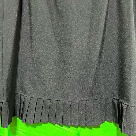 NWT T. Milano Size 14 2-Piece Suit Pleated Blazer Skirt Combo‎ Black - Picture 9 of 10